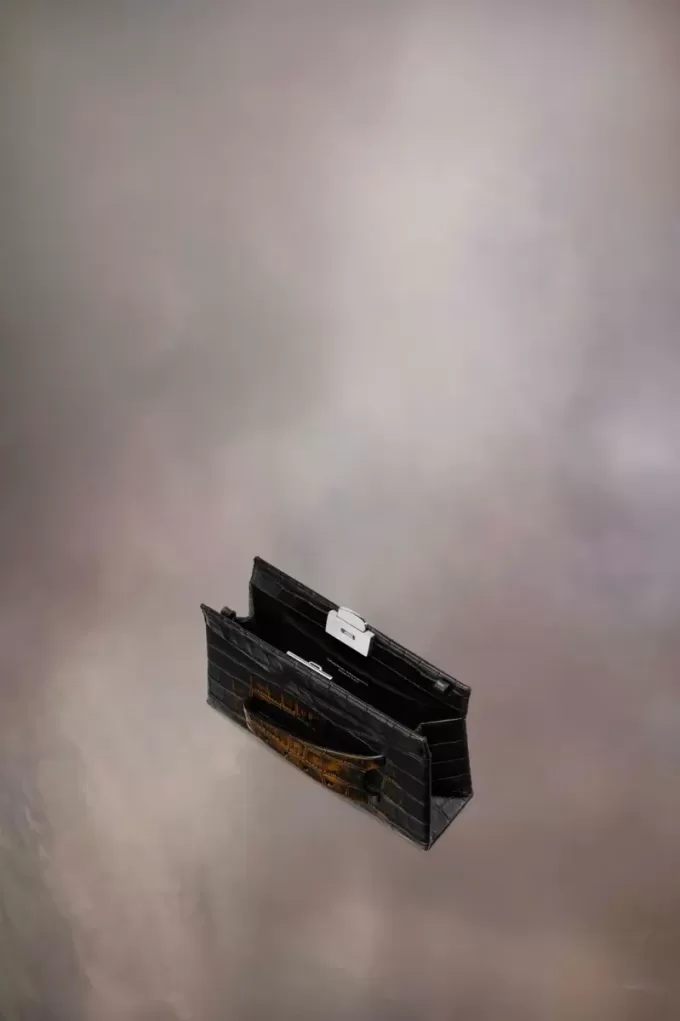 Snatched shoulder clutch bag small