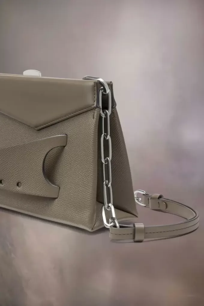 Snatched shoulder clutch bag small