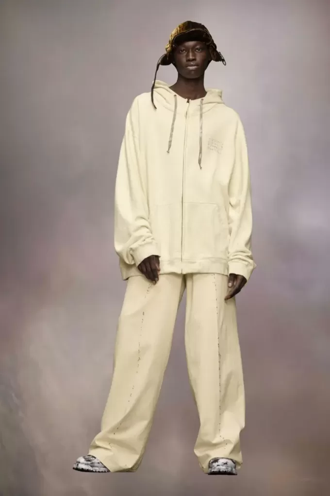 Stamp logo zip hoodie