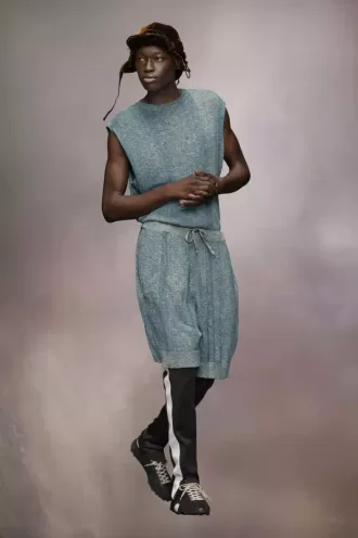 Summer chin茅 knit tank