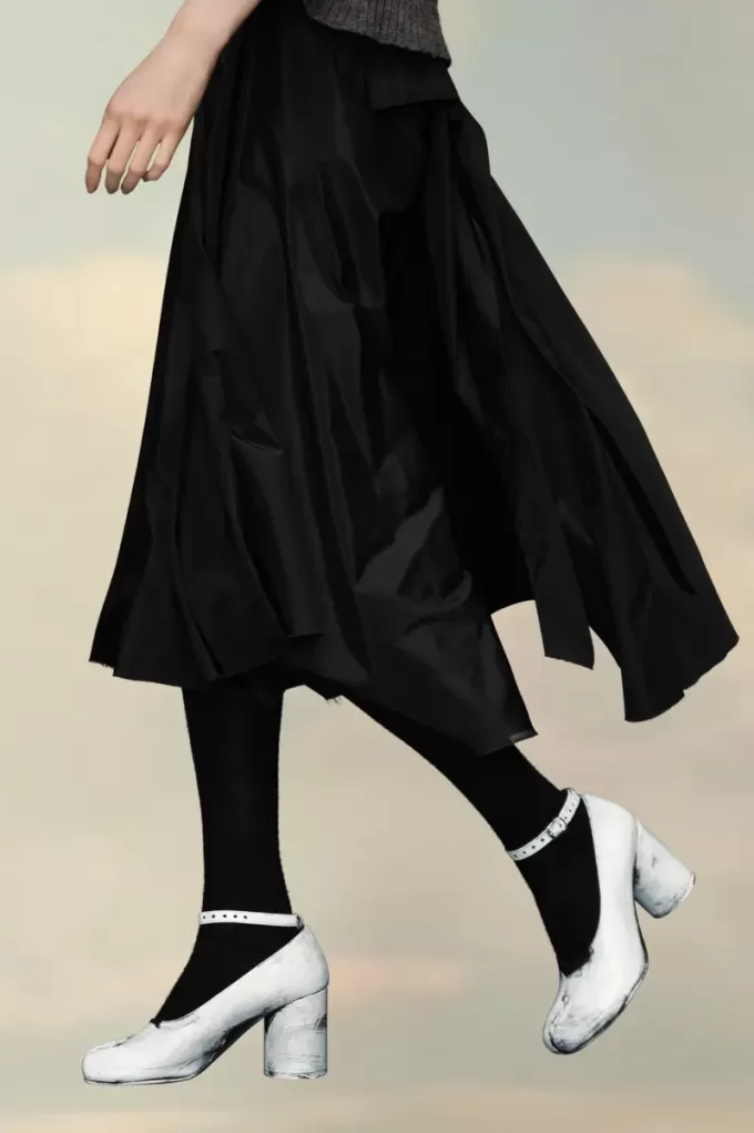 Tabi Bianchetto Heels