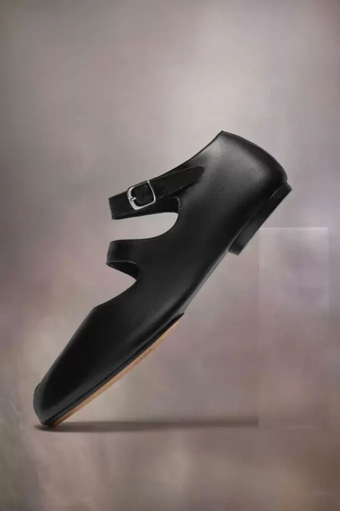 Tabi calfskin ballerinas
