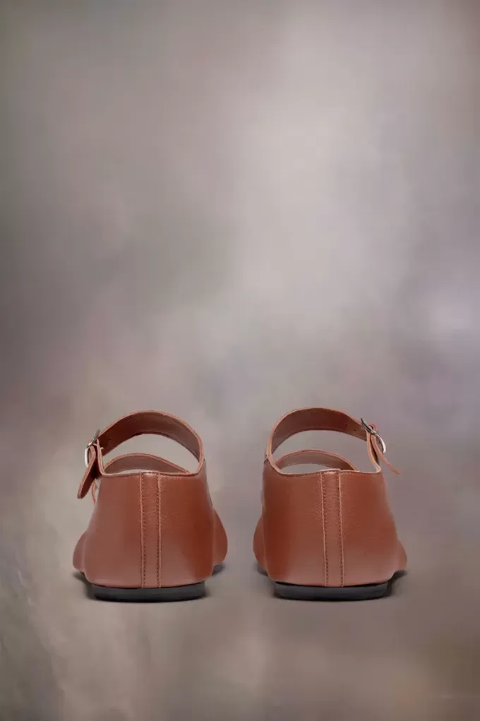 Tabi calfskin ballerinas