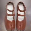 Tabi calfskin ballerinas