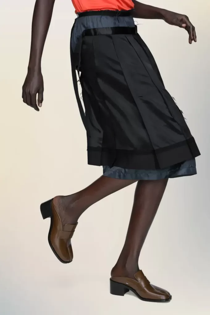 Tabi city loafer mule