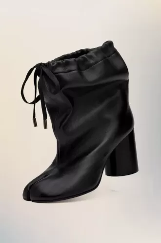 Tabi Drawstring Ankle Boots