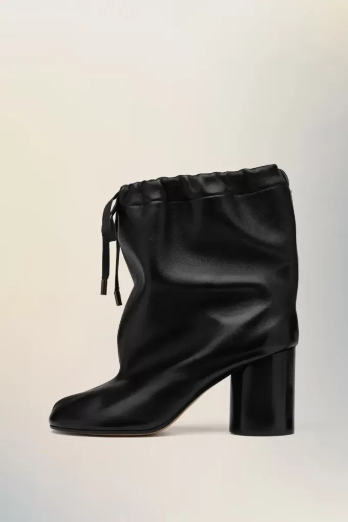 Tabi Drawstring Ankle Boots