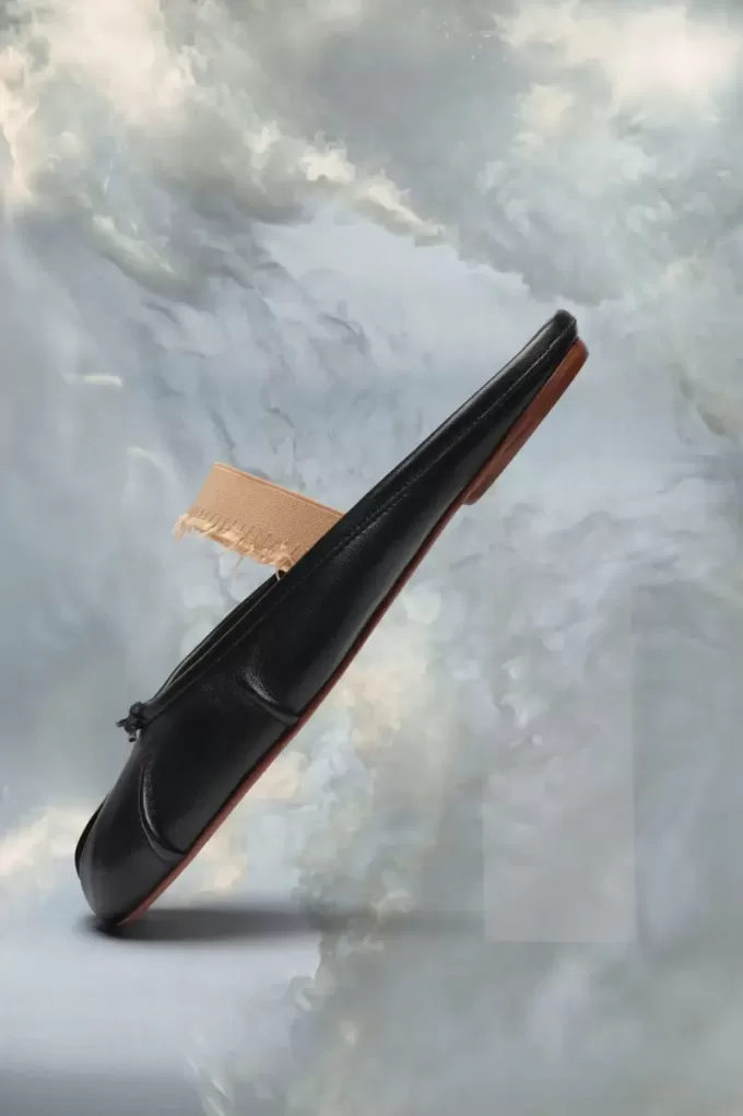 Tabi elastic band mule Tabi elastic band mule