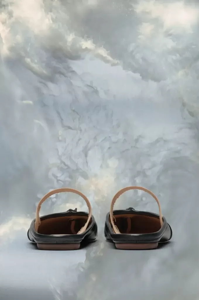 Tabi elastic band mule Tabi elastic band mule