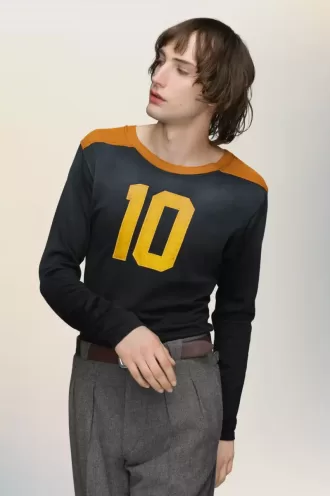 Varsity long-sleeved t-shirt